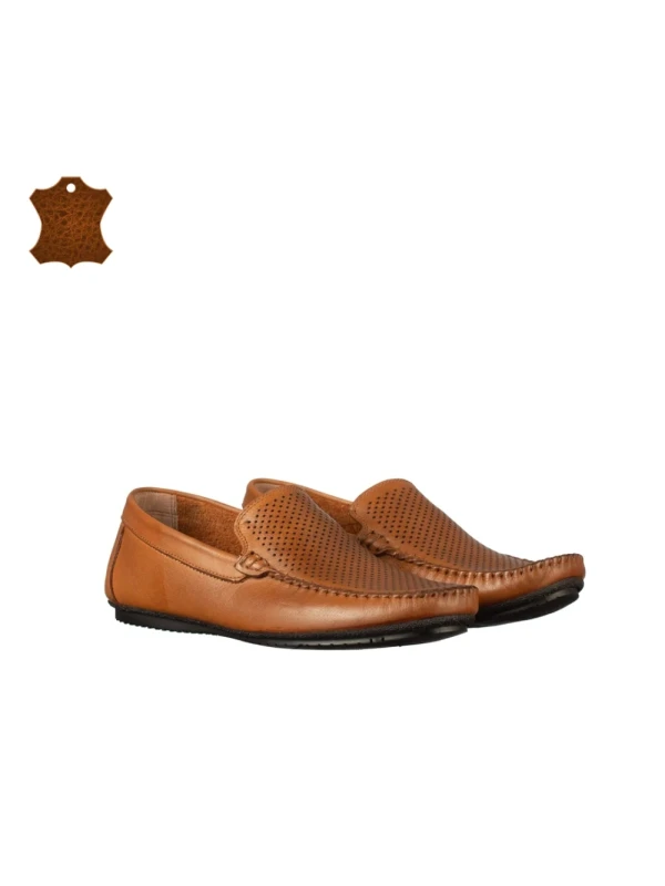 Vormes camel férfi mokaszin