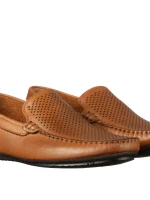 Vormes camel férfi mokaszin