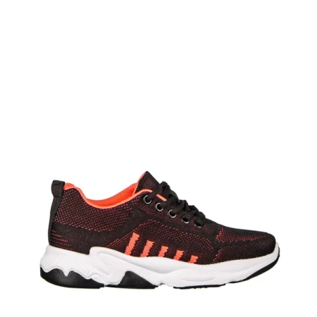 Morison Fekete roszaszin női sportcipő textilből