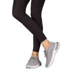 Moretti fekete fehér női sportcipő anyagból