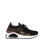 Ikel fekete-fehér női sportcipő szövetből