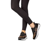 Mirafa öko-bőr fekete női tornacipő