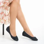 Lerina kék női bőr balett lakások