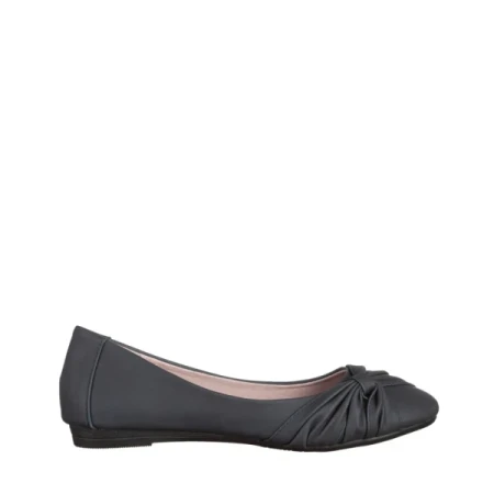 Lerina kék női bőr balett lakások