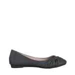 Lerina kék női bőr balett lakások