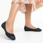 Lerina kék női bőr balett lakások