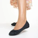 Lerina kék női bőr balett lakások