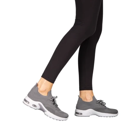 Fepa szürke női tornacipő textil anyagból