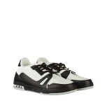 Mezon műbőr fekete férfi tornacipő