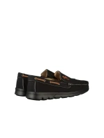 Tope férfi fekete mokaszinok műbőrből Tope