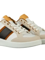 Zurano barna férfi bőr tornacipő