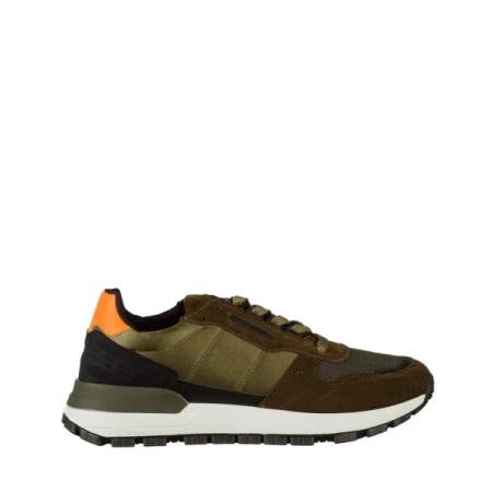 Aiman ​​férfi zöld textil sportcipő