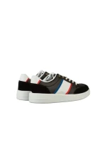 Zurano műbőr fekete férfi tornacipő