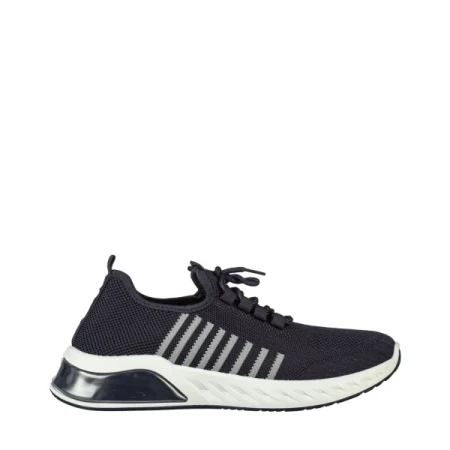 Dulis férfi kék sportcipő textilből