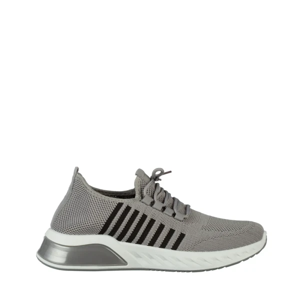 Dulis szürke színű férfi sportcipő textilből
