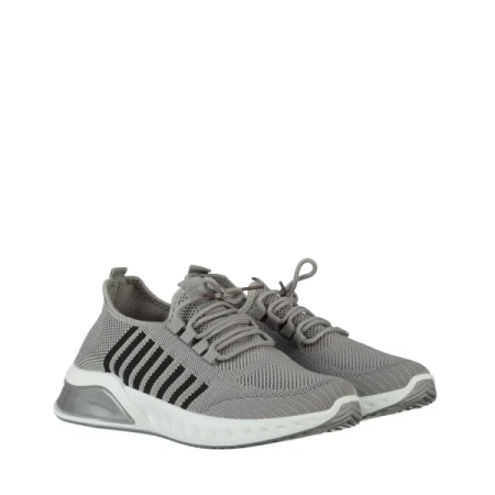 Dulis szürke színű férfi sportcipő textilből