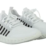 Dulis fehér, férfi sport cipő, textil anyagból