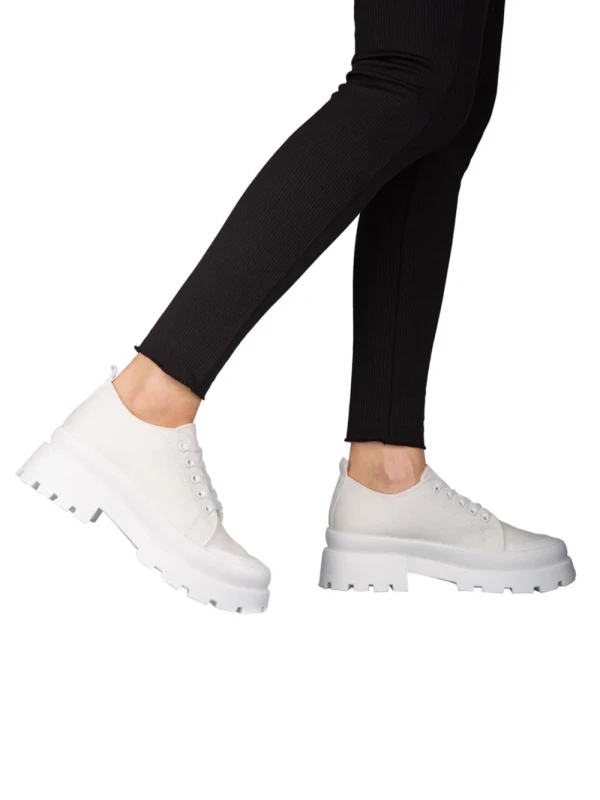 Genie női fehér sportcipő textilből