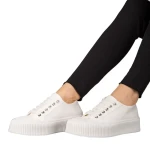 Tranta női fehér textil tórnacipő