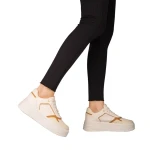 Medar női bézs műbőr sportcipő