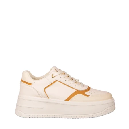 Medar női bézs műbőr sportcipő