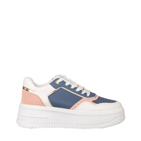 Medar női kék műbőr sportcipő