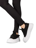 Pope fekete textil női tornacipő