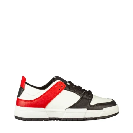 Kitu férfi piros sportcipő  műbőrből