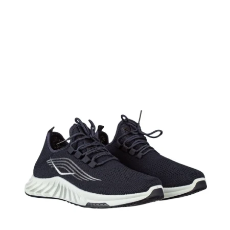 Stroben férfi kék sportcipő textilből