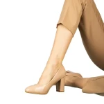 Crenta női barackszinű cipő műbőrből