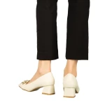 Sansiro női bézs cipő műbőrből