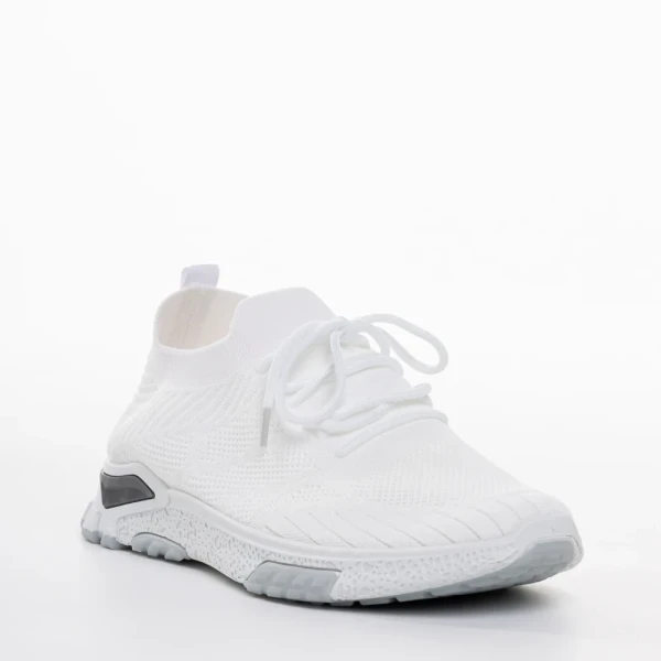 Todozi fehér férfi sportcipő, textil anyagból készült