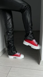 Roses női piros textil tornacipő