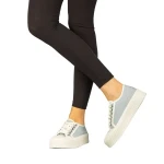 Tranta női kék textil tórnacipő