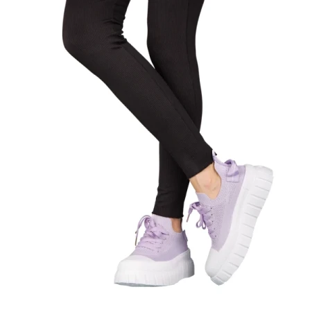 Pope lila női textil tornacipő