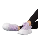 Pope lila női textil tornacipő