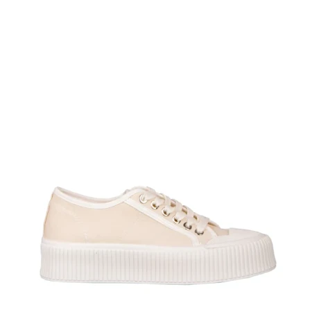 Tranta női bézs textil tórnacipő