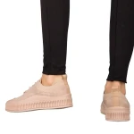 Stere női rózsaszín textil tornacipő