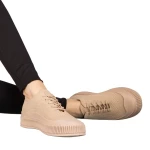 Stere khaki női textil tornacipő