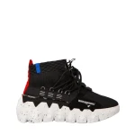 Meil fekete női sportcipő anyagból