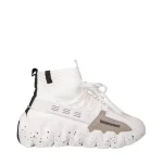 Meil fehér női sportcipő anyagból