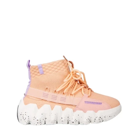 Meil rózsaszín női sportcipő textilből