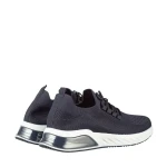 Amal kék férfi sportcipő, textil anyagból készült