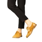 Bergo női camel alkalmi műbőr cipő