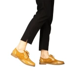 Bergo női camel alkalmi műbőr cipő