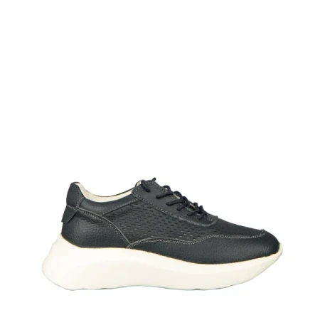 Zevoma női alkalmi kék bőr cipő