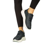 Zevoma női alkalmi kék bőr cipő