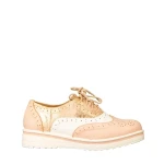 Darme rózsaszín alkalmi műbőr női cipő