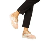 Darme rózsaszín alkalmi műbőr női cipő