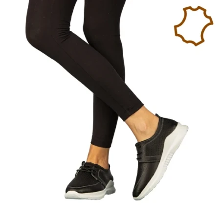 Dollan fekete női alkalmi cipő